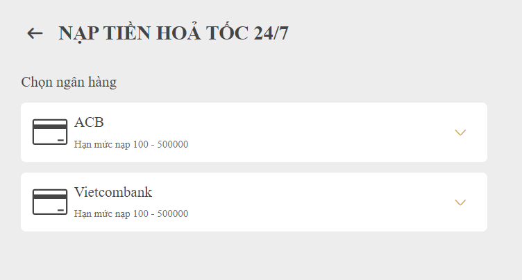 Nạp tiền SV66 - Hướng dẫn nạp tiền nhanh chỉ mất 3 phút 16 Giao dịch qua hình thức nạp tiền SV66 hỏa tốc