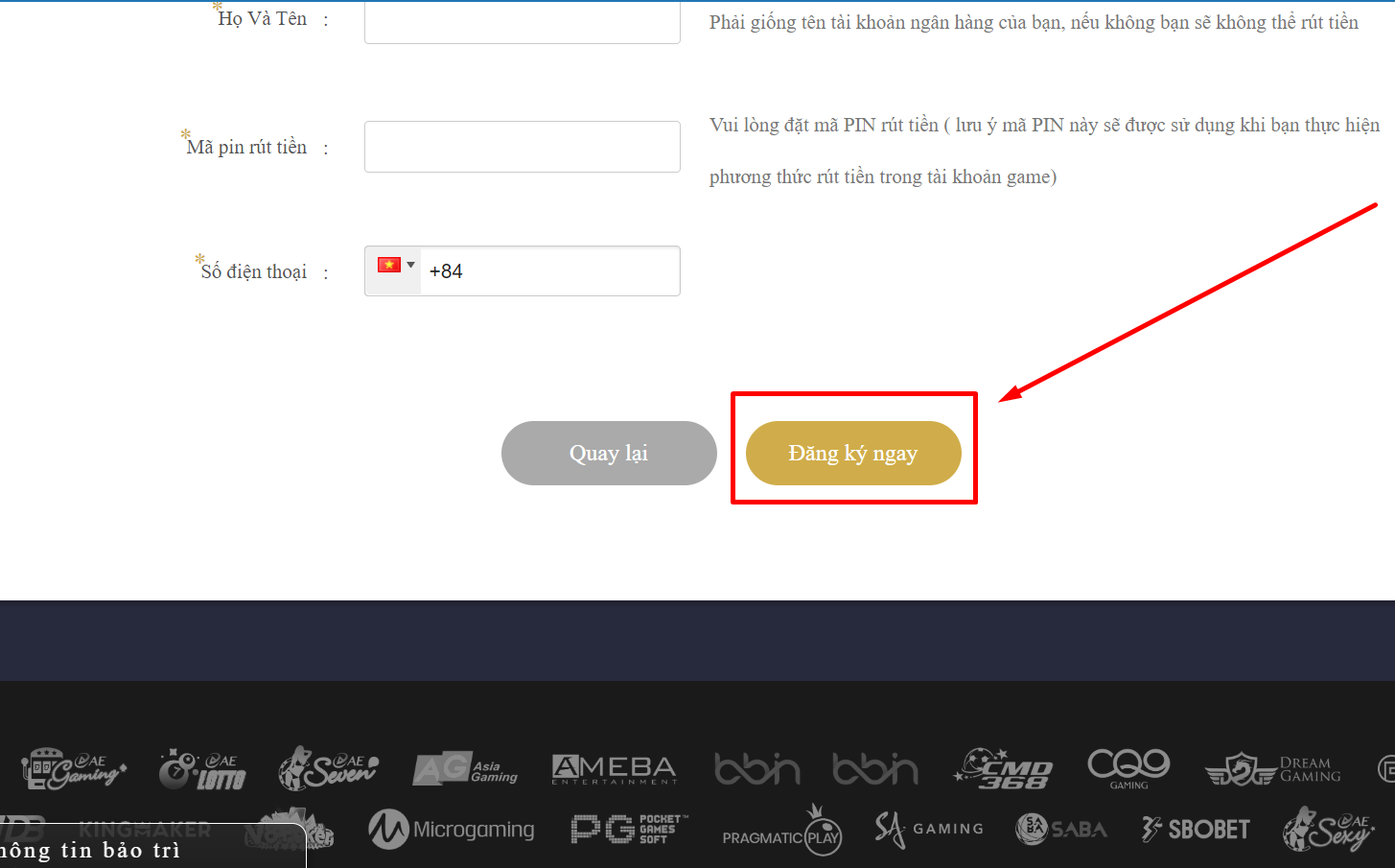 Hướng dẫn đăng ký SV66 nhanh chóng nhất 2025 16 Hoàn tất quá trình đăng ký tài khoản SV66