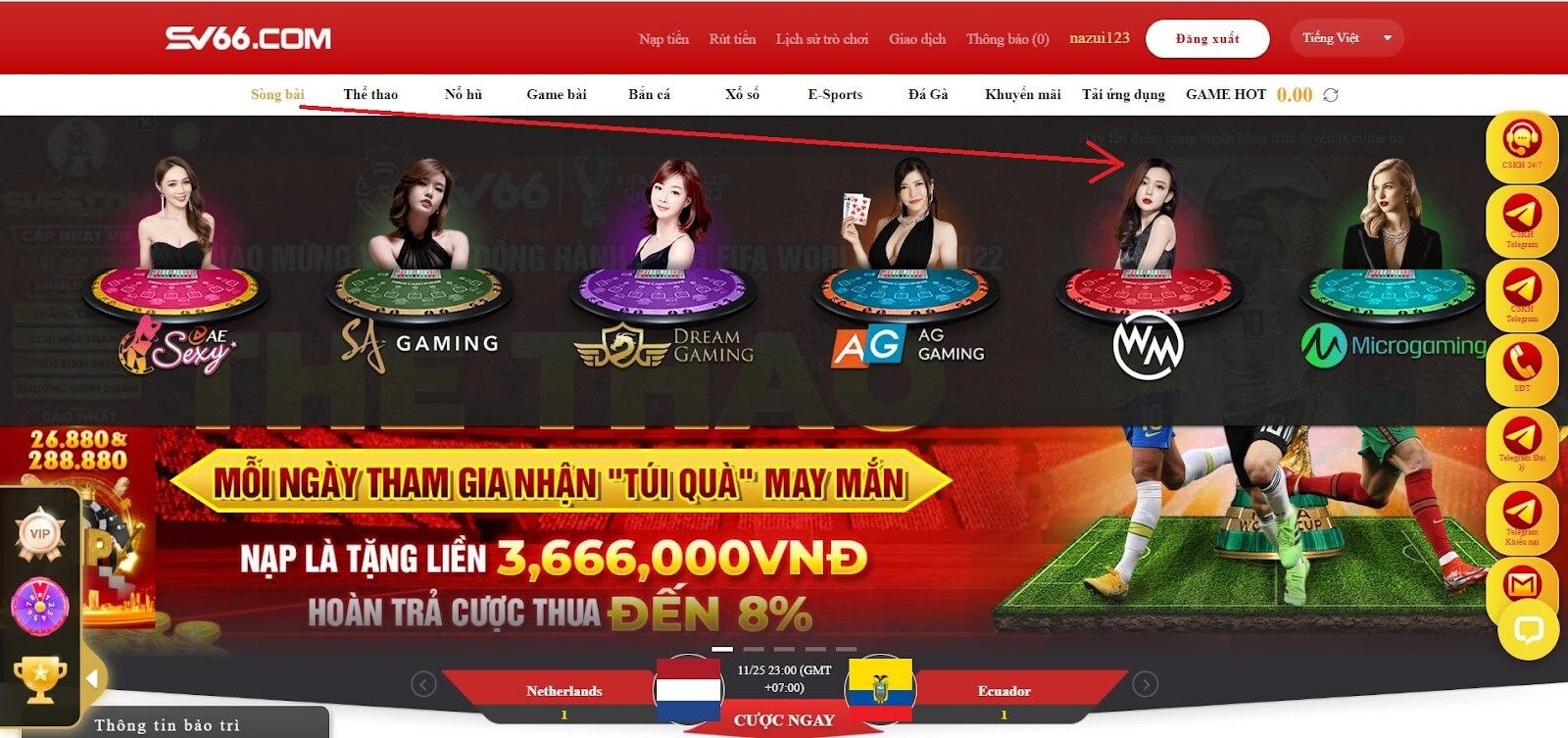 WM gaming SV66 - Sảnh casino lâu đời trong giới cá cược 8 Hướng dẫn chơi cá cược tại sảnh WM gaming ở nhà cái SV66
