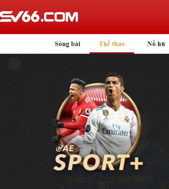 Thể thao AE sport+ SV66 - Những điều người chơi nên biết 4 Sảnh thể thao AE Sport+SV66