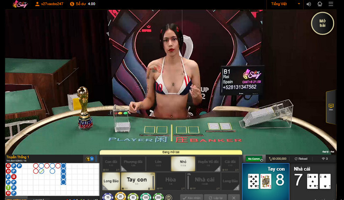 Baccarat SV66 - Hướng dẫn cách chơi Baccarat luôn thắng 8 Tiến hành đặt cược và công bố kết quả