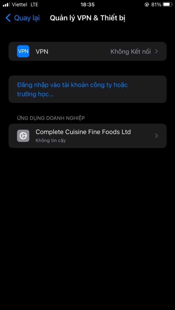 Hướng dẫn cách tải app SV66 trên điện thoại mới 2025 10 Xác nhận tin cậy để có thể sử dụng được ứng dụng