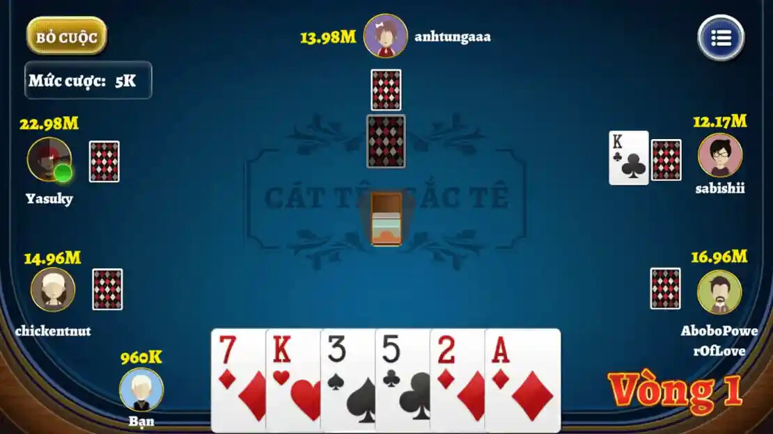 Hướng dẫn cách chơi Catte chi tiết từ A đến Z tại SV66 6 Hướng dẫn chi tiết cách chơi Catte trong 4 vòng đầu tiên