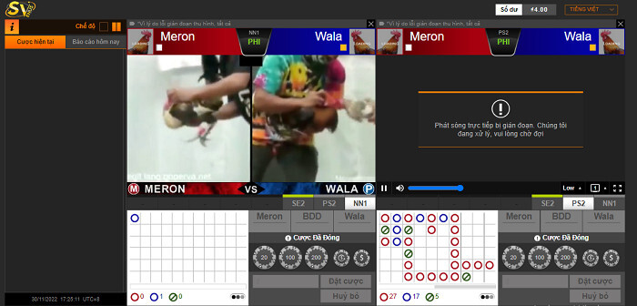 Sảnh chơi đá gà SV388 siêu hot tại nhà cái SV66 8 Lựa chọn hình thức cá cược