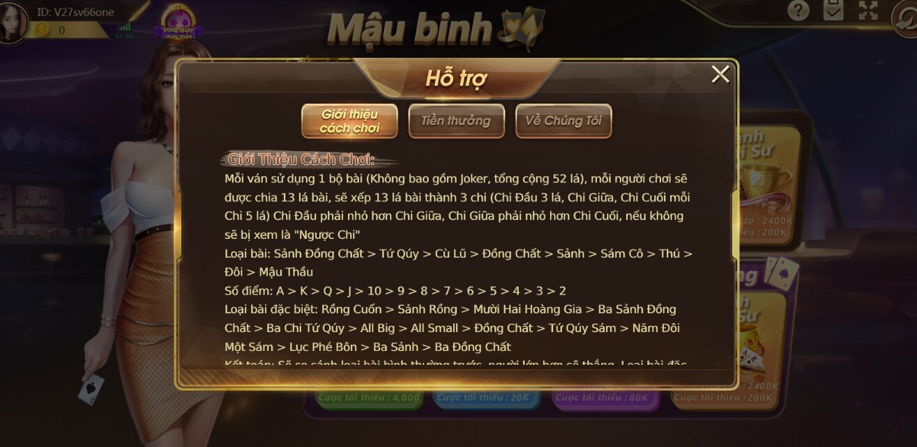 Mậu binh SV66 - Game bài vô cùng đẳng cấp tại nhà cái 5 Mậu binh SV66 có cách chơi rất dễ dàng